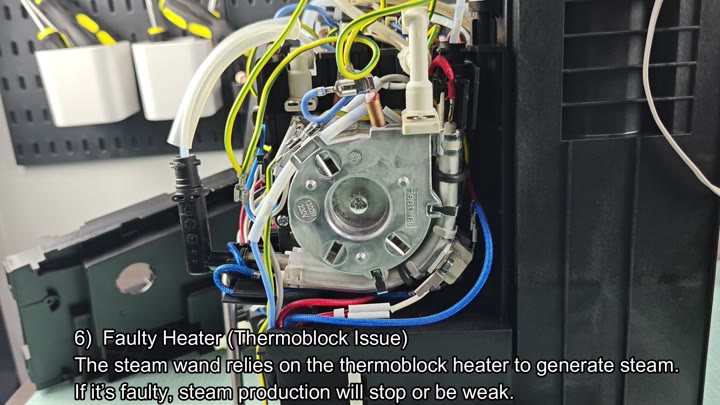Faulty thermoblock heater assembly Faulty thermoblock heater assembly