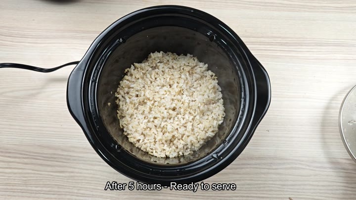 Fully cooked brown rice ready to serve Fully cooked brown rice ready to serve