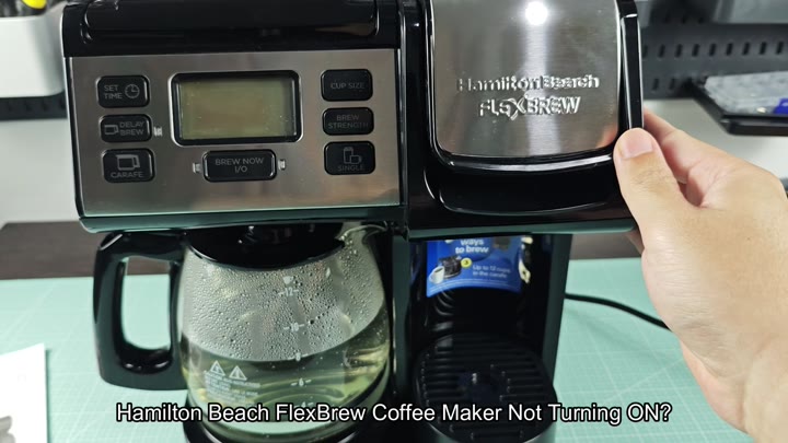 Hamilton Beach FlexBrew front panel Hamilton Beach FlexBrew front panel