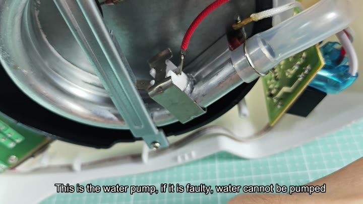 Inspect internal water pump Inspect internal water pump