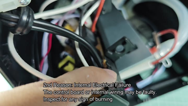 Inspecting internal electrical components Inspecting internal electrical components
