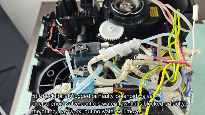 Internal solenoid valve and wiring assembly Internal solenoid valve and wiring assembly