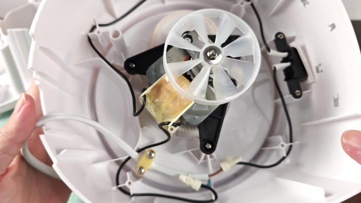 Internal wiring and small motor Internal wiring and small motor