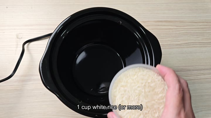 One cup of white rice One cup of white rice