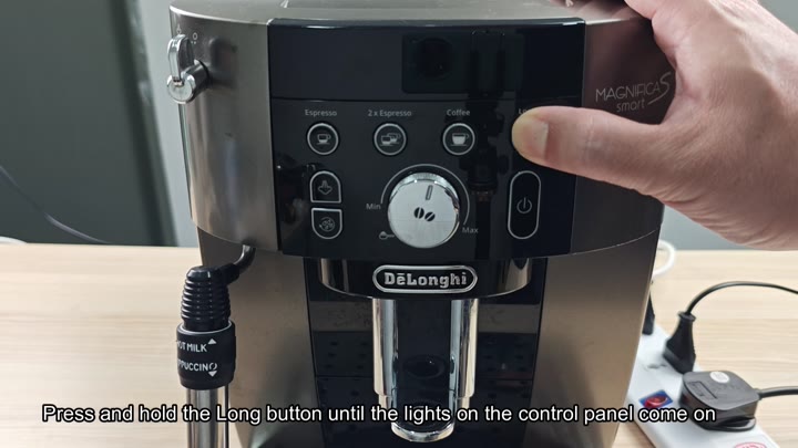 Press and hold Long button Press and hold Long button