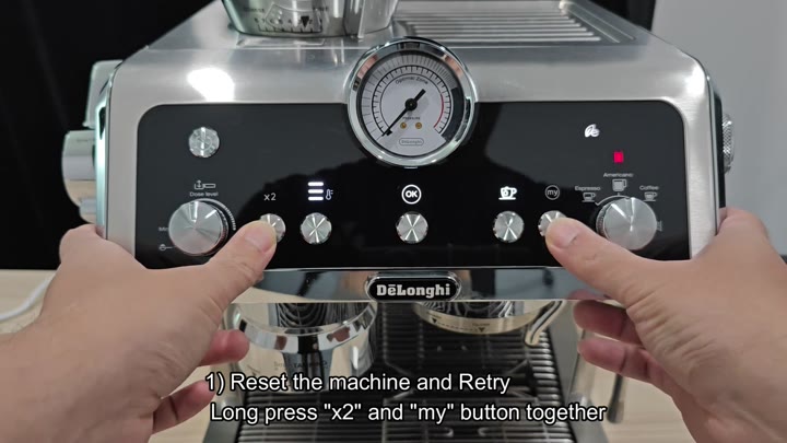 Press x2 and my to reset Press x2 and my to reset