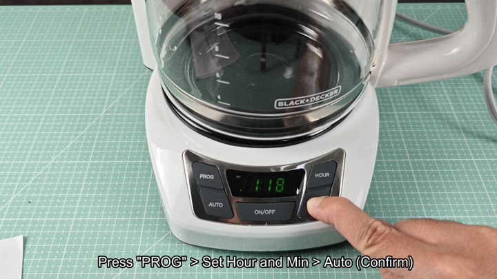 Pressing hour button to set time Pressing hour button to set time