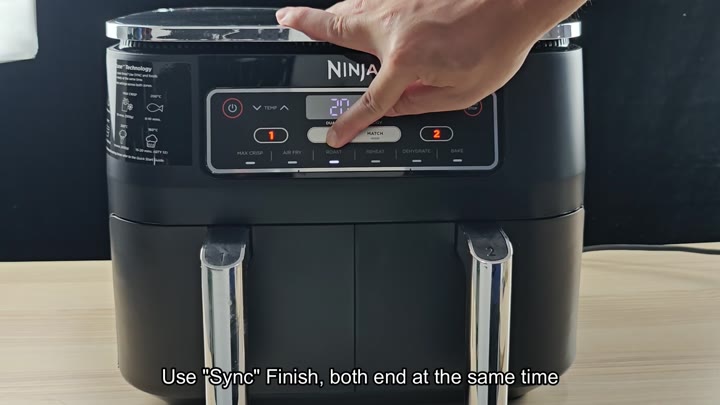 Pressing Match button for sync finish Pressing Match button for sync finish