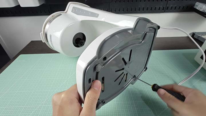 Removing base screws from Dyson dryer Removing base screws from Dyson dryer