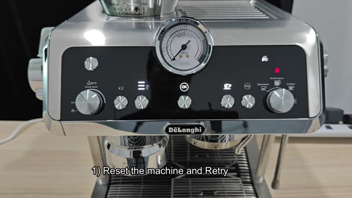 Reset DeLonghi La Specialista machine Reset DeLonghi La Specialista machine