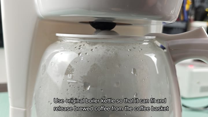 Use original glass kettle Use original glass kettle