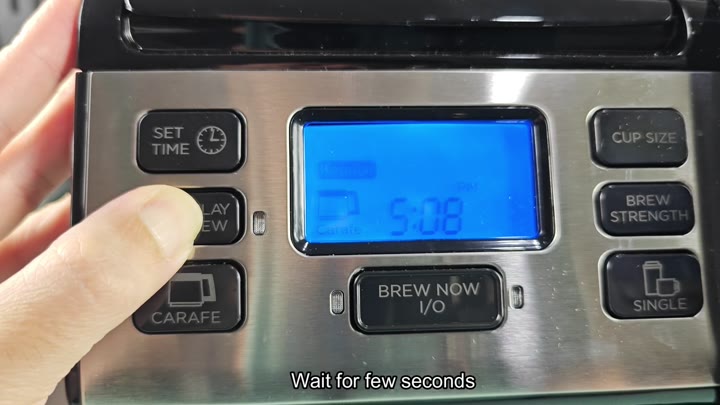 Waiting for delay brew timer Waiting for delay brew timer