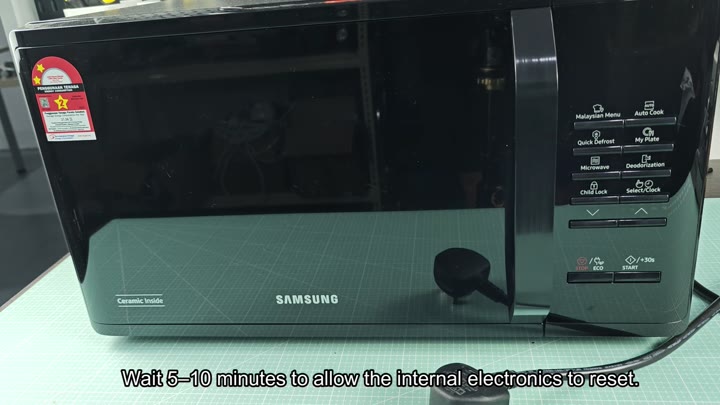 Waiting for internal electronics to reset Waiting for internal electronics to reset
